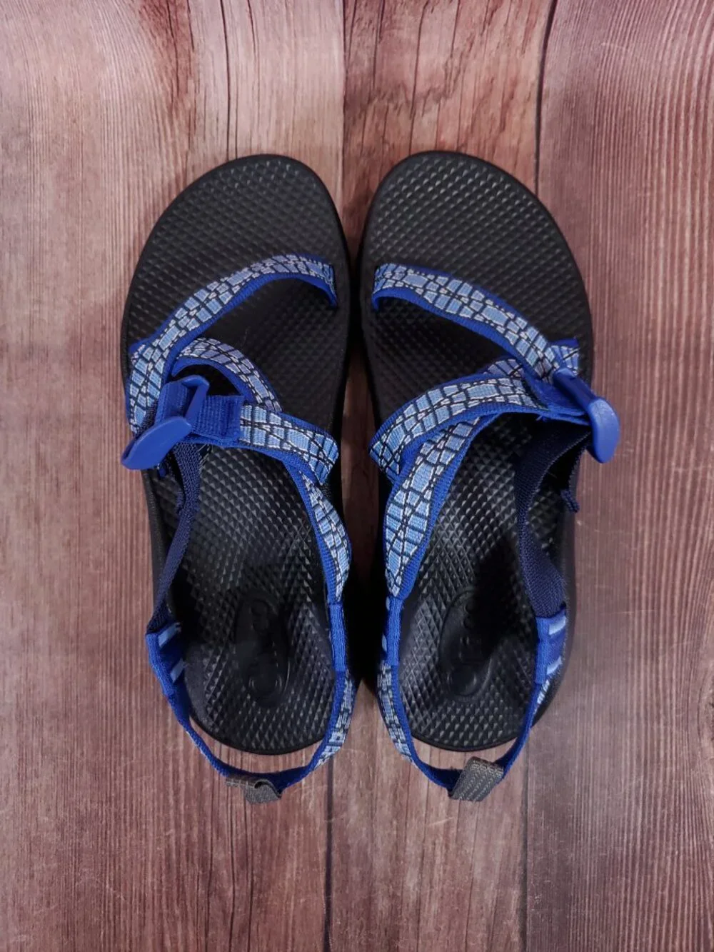 Chaco Kids Size 6 Z/1 Ecotread Swell Eclipse Sandals Blue Strappy Water Shoes